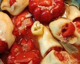 Török dolma (töltött paprika) recept fázis 4 fotója