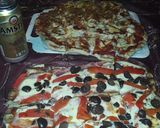 Foto del paso 4 de la receta: Pizza a la parrilla 👌🍕🍕🍻