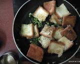 A picture of step 7 of Bread dhokla.