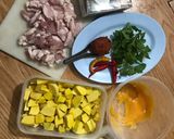 รูปขั้นตอนการทำที่ 1 ของ แกงหมูฟักทอง