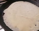 Une image de l'étape 1 de Aumônière de crêpe pomme 🍎 poire 🍐 chocolat 🍫.