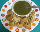 A picture of step 6 of Avocado 🥑 Salsa Stuffed 🥙 🥙 Panipuri (No Cook recipe).