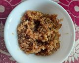 A picture of step 2 of Ranga Aloor Puli Pithe or Sweet Potato Fried Dumplings.