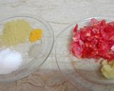 A picture of step 1 of Daal mash.