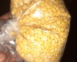 A picture of step 1 of Moong dal chilla.