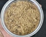 Hình bước làm 7 của món Chà bông heo đánh bằng máy nhồi bột Bear