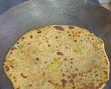 A picture of step 2 of Sattu Powder Cheese Pizza (Desi style).