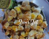 A picture of step 1 of Air Fryer Sweet Potato/Shakarkandi Chaat.