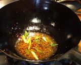 A picture of step 5 of Mongolian chicken wings.