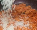 A picture of step 2 of Gajar ka halwa with khoya.
