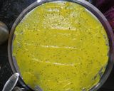 A picture of step 4 of Khandvi.