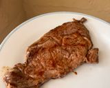 A picture of step 5 of Steak with Pasta and Salad.