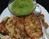 A picture of step 7 of Bread Semolina Uttapam.