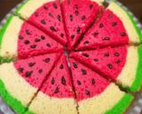 عکس مرحله 4 از دستور کیک هندوانه تابه ای