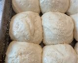 A picture of step 7 of Best ever soft fluffy dinner rolls. WOOOOOWEEE (can make as slider buns too 😂❤️) - ENJOY :P.