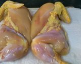 A picture of step 6 of Flat brined roast chicken with lemon and herbs.
