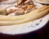 Une image de l'étape 2 de Blanc de poulet à l’asperge blanche.