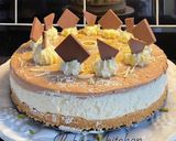A picture of step 7 of No-bake 3 Layers Chocolate Cheesecake:.