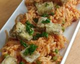 Une image de l'étape 5 de 🌱 Riz Pilaf à la tomate et au tofu aux herbes.