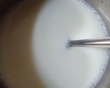A picture of step 1 of Tri colour milk pauva.