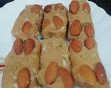 A picture of step 6 of Urad dal Pinni.