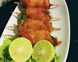 A picture of step 3 of Chicken sticks.