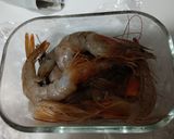 椒鹽蒜燒蝦的食譜步驟1照片