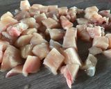 Foto del paso 3 de la receta: Pollo al verdeo y mostaza con arroz