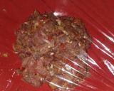 A picture of step 2 of Kufta kebab.