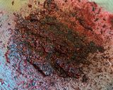 A picture of step 1 of Kashkaval Pane with Blackberry Chia Jam.