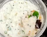 A picture of step 2 of Curd Rice With Leftover Rice.