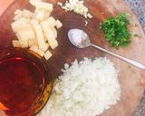 Hình bước làm 1 của món Coxinhas (Brazilian chicken croquettes)