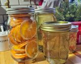 A picture of step 6 of Candied Orange Slices🍊🍊.