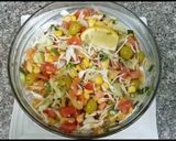 A picture of step 6 of Super healthy corn salad || Corn with dressing salad.