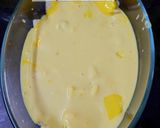 A picture of step 2 of Mango Bread pudding.