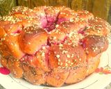 Hình bước làm 10 của món Purple Sweet Potato Sesame Monkey Bread