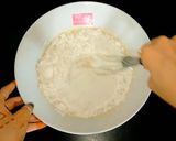 A picture of step 4 of Rainbow cake.