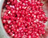 A picture of step 1 of Pomegranate Mojito.
