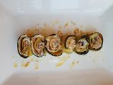 Rotolini di zucchine crudo e formaggio magro