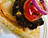A picture of step 4 of Bread burger.