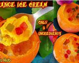 A picture of step 5 of Orange Ice Cream.
