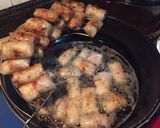 A picture of step 5 of Spring Rolls to Welcome Spring 🌸🌸.