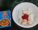 A picture of step 2 of Tawa Paneer.