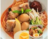 A picture of step 10 of Malaysian Nyonya Curry Laksa At Home.