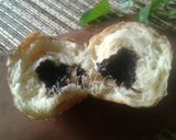 Foto langkah ke 3 dari resep Roti isi Coklat Motif Jamur.