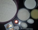 A picture of step 1 of Donuts.