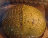Foto langkah ke 21 dari resep Wijen Hitam Putih Pandan Sourdough Bread (Open Bake Method).
