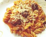 Foto del paso 4 de la receta: Pasta con albóndigas
