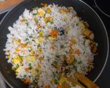 Foto del paso 8 de la receta: Arroz tres delicias con rollito de primavera y pollo agridulce