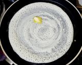 A picture of step 5 of Rava masala dosa.